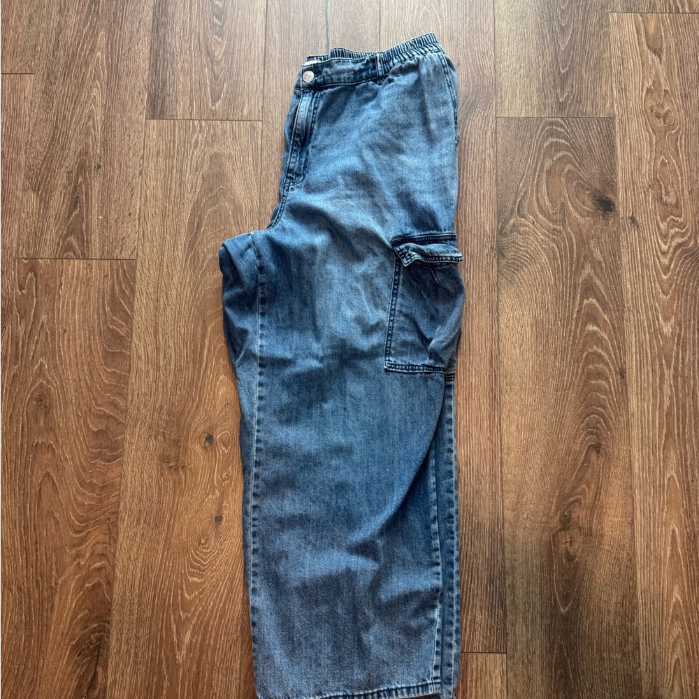 Ava & Viv Blue Relaxed Fit Women's Jeans